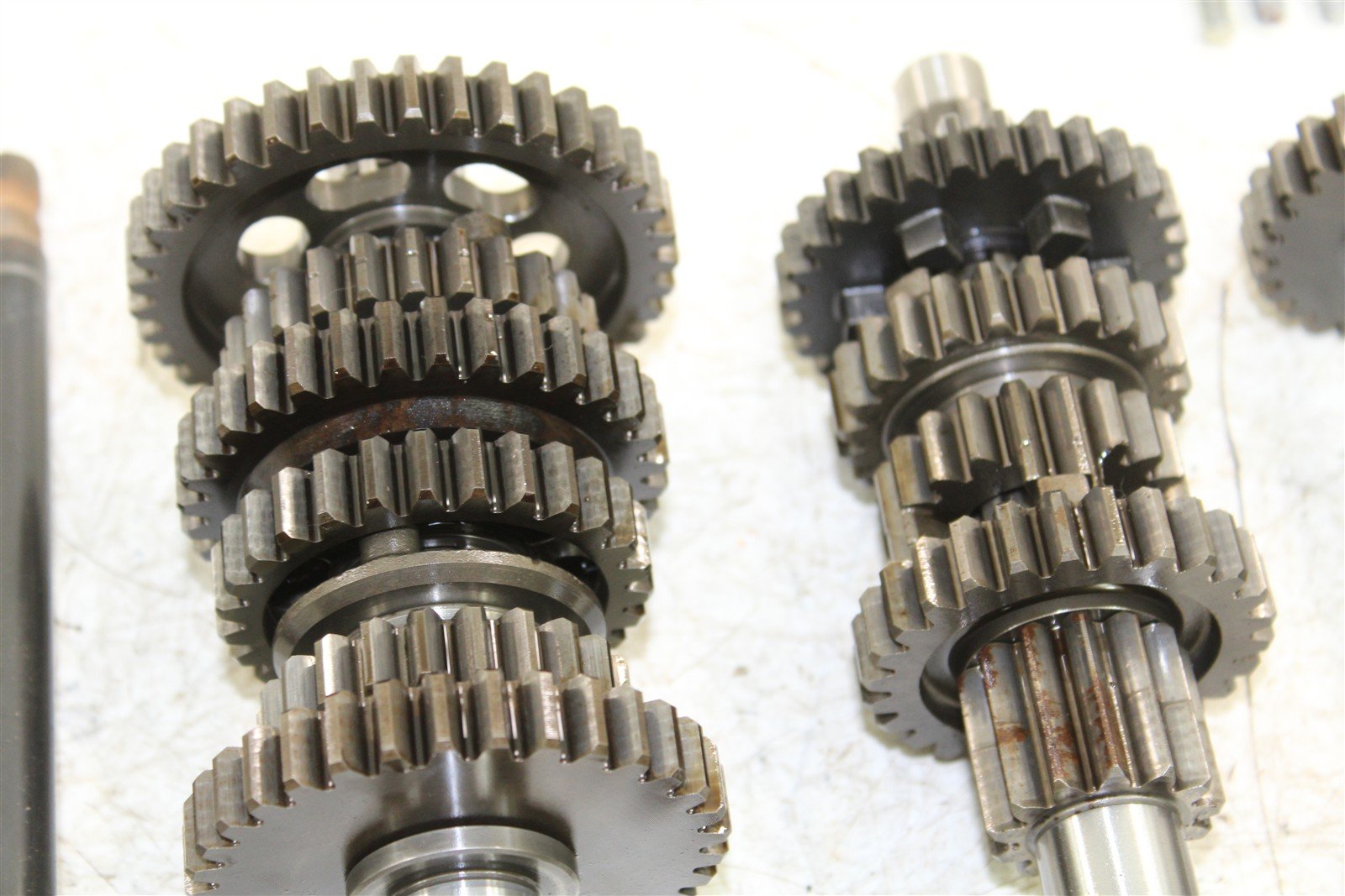 1998 Kawasaki Bayou 220 Transmission Gears Shift Shaft Forks Drum 24058