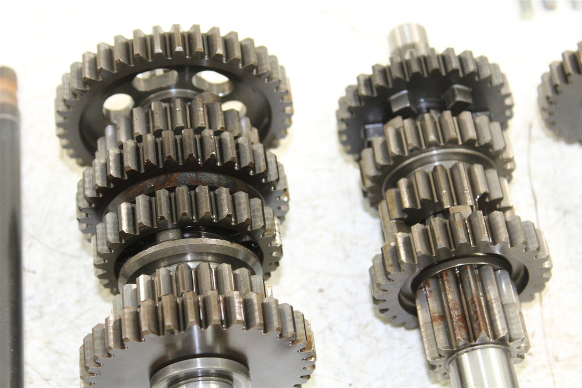 1998 Kawasaki Bayou 220 Transmission Gears Shift Shaft Forks Drum 24058