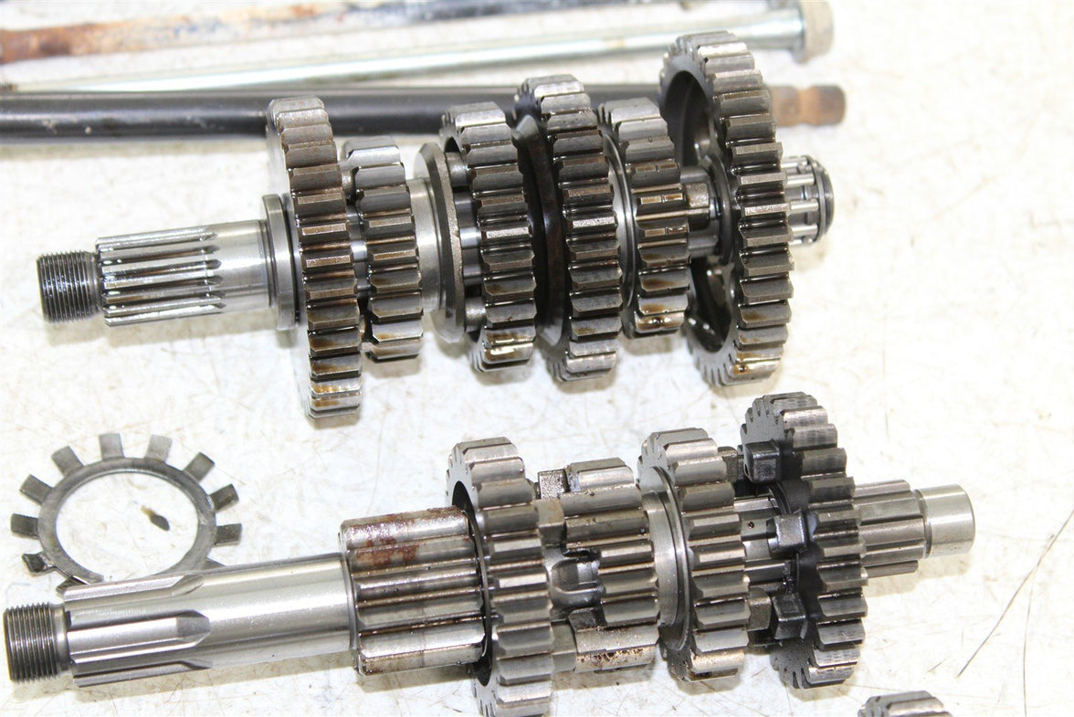 1998 Kawasaki Bayou 220 Transmission Gears Shift Shaft Forks Drum 24058