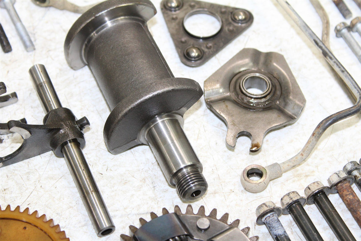 1998 Kawasaki Bayou 220 Transmission Gears Shift Shaft Forks Drum 24058