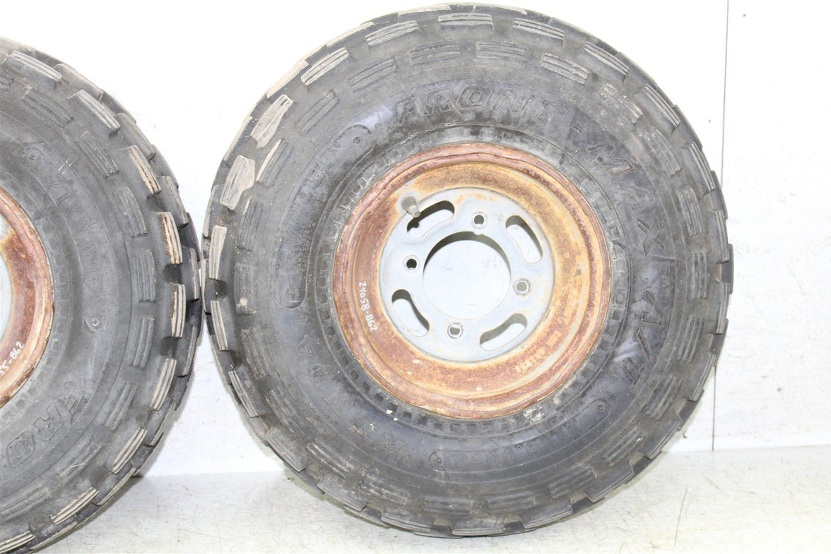 1998 Kawasaki Bayou 220 Front Wheel Set Rims 24058