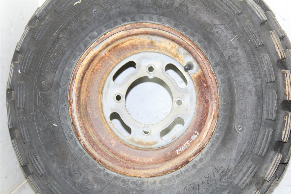1998 Kawasaki Bayou 220 Front Wheel Set Rims 24058