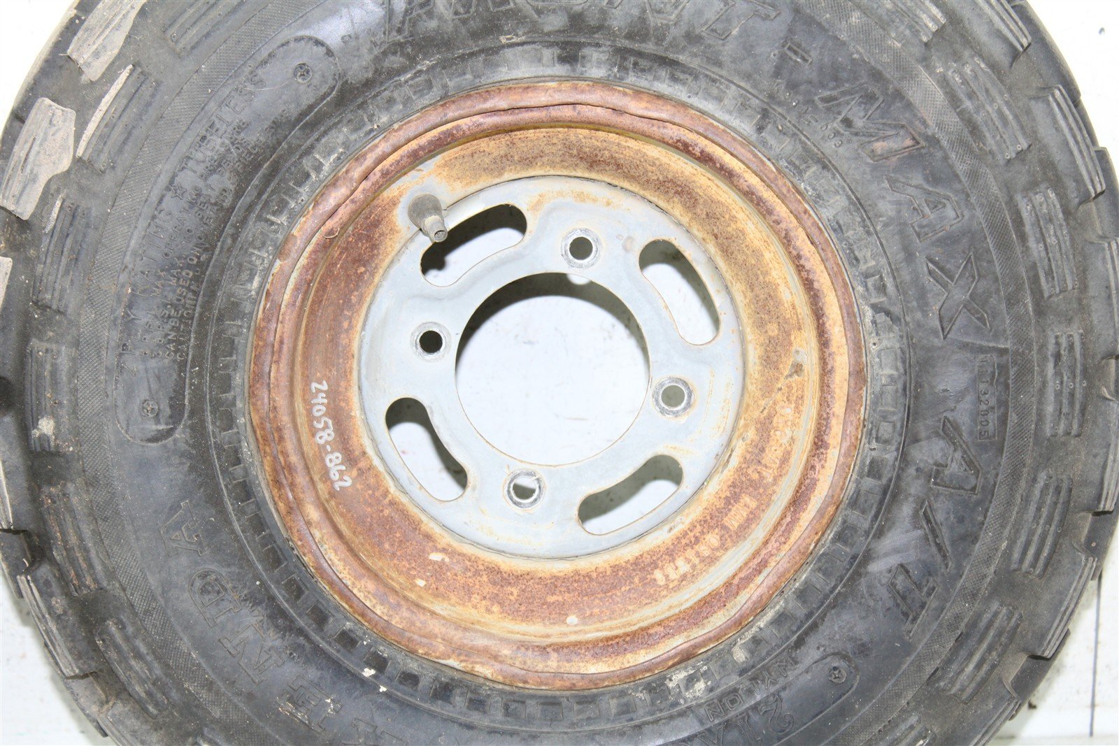 1998 Kawasaki Bayou 220 Front Wheel Set Rims 24058