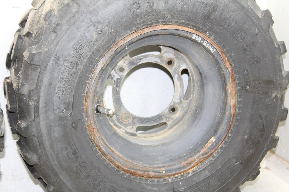 1998 Kawasaki Bayou 220 Rear Wheel Set Rims 24058