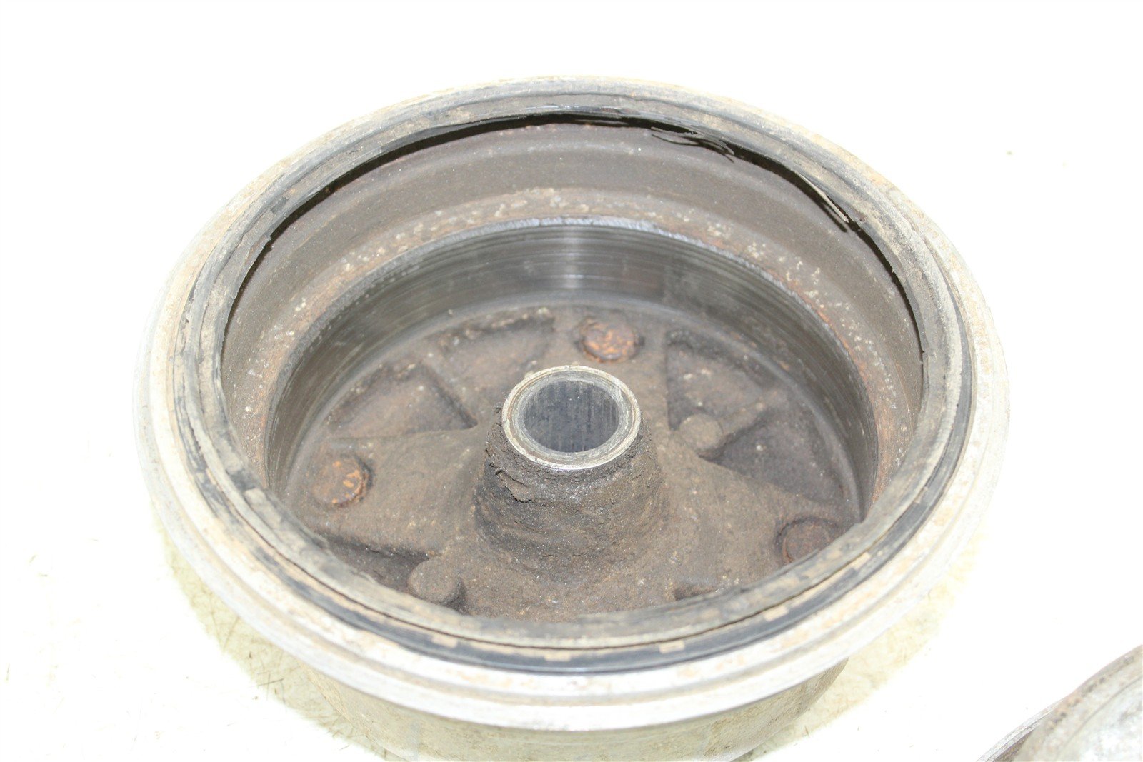 1998 Kawasaki Bayou 220 Rear Brake Drum Backing Plate Panel Hub 24058