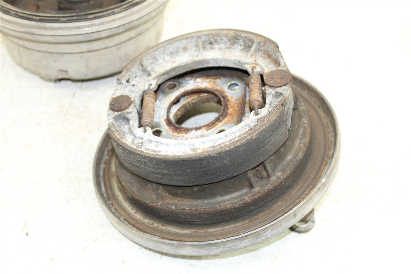 1998 Kawasaki Bayou 220 Rear Brake Drum Backing Plate Panel Hub 24058