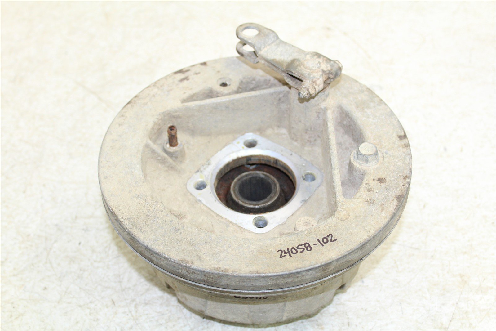 1998 Kawasaki Bayou 220 Rear Brake Drum Backing Plate Panel Hub 24058