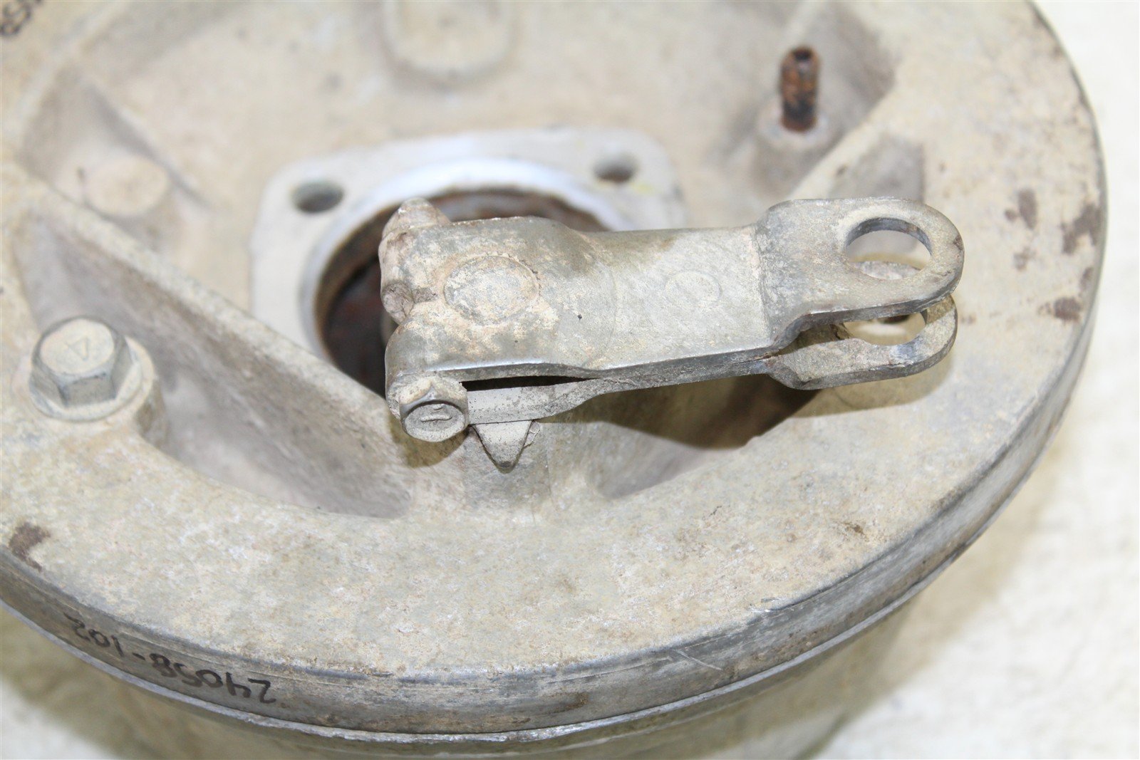 1998 Kawasaki Bayou 220 Rear Brake Drum Backing Plate Panel Hub 24058