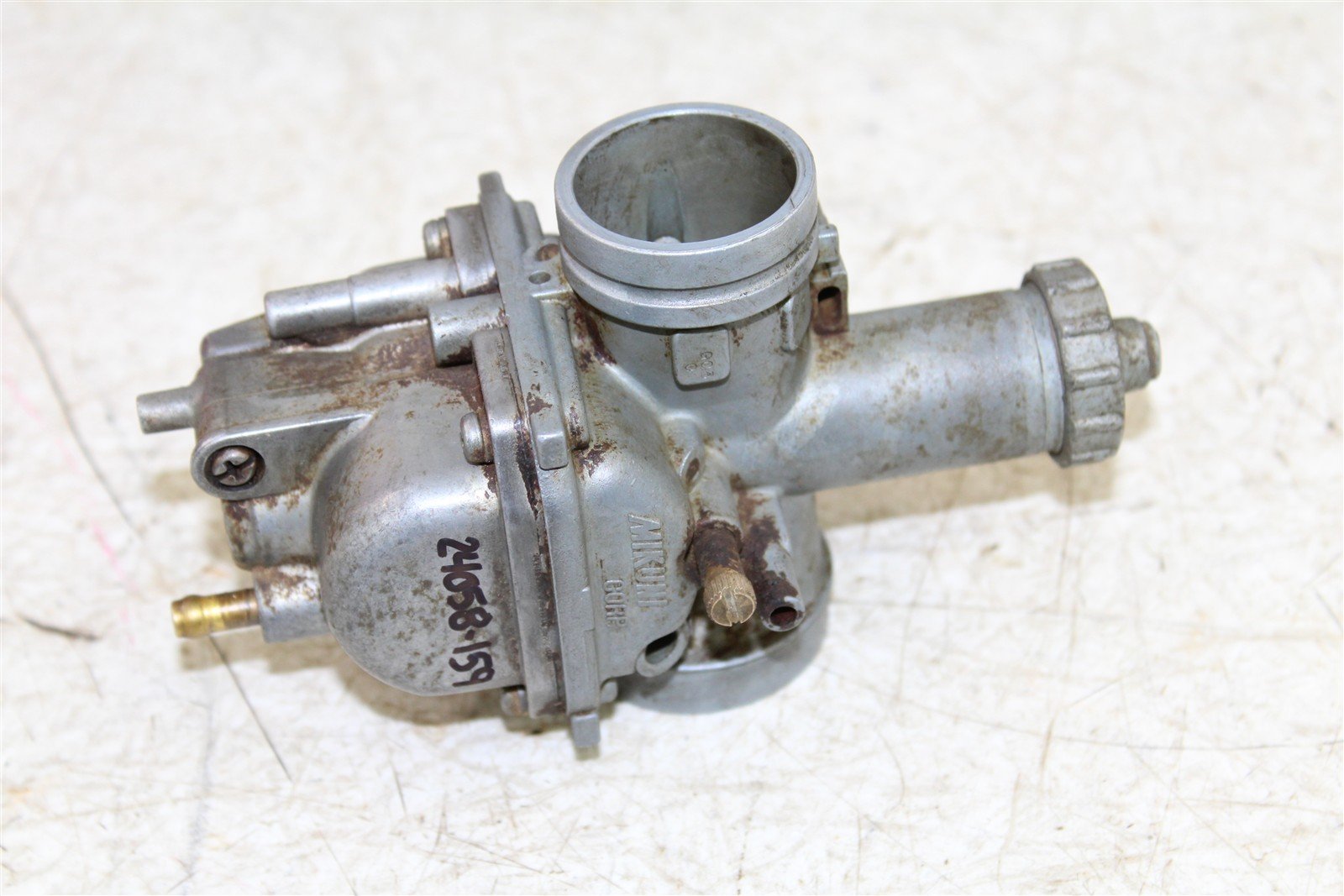 1998 Kawasaki Bayou 220 Mikuni Carburetor Carb Fuel Intake 24058