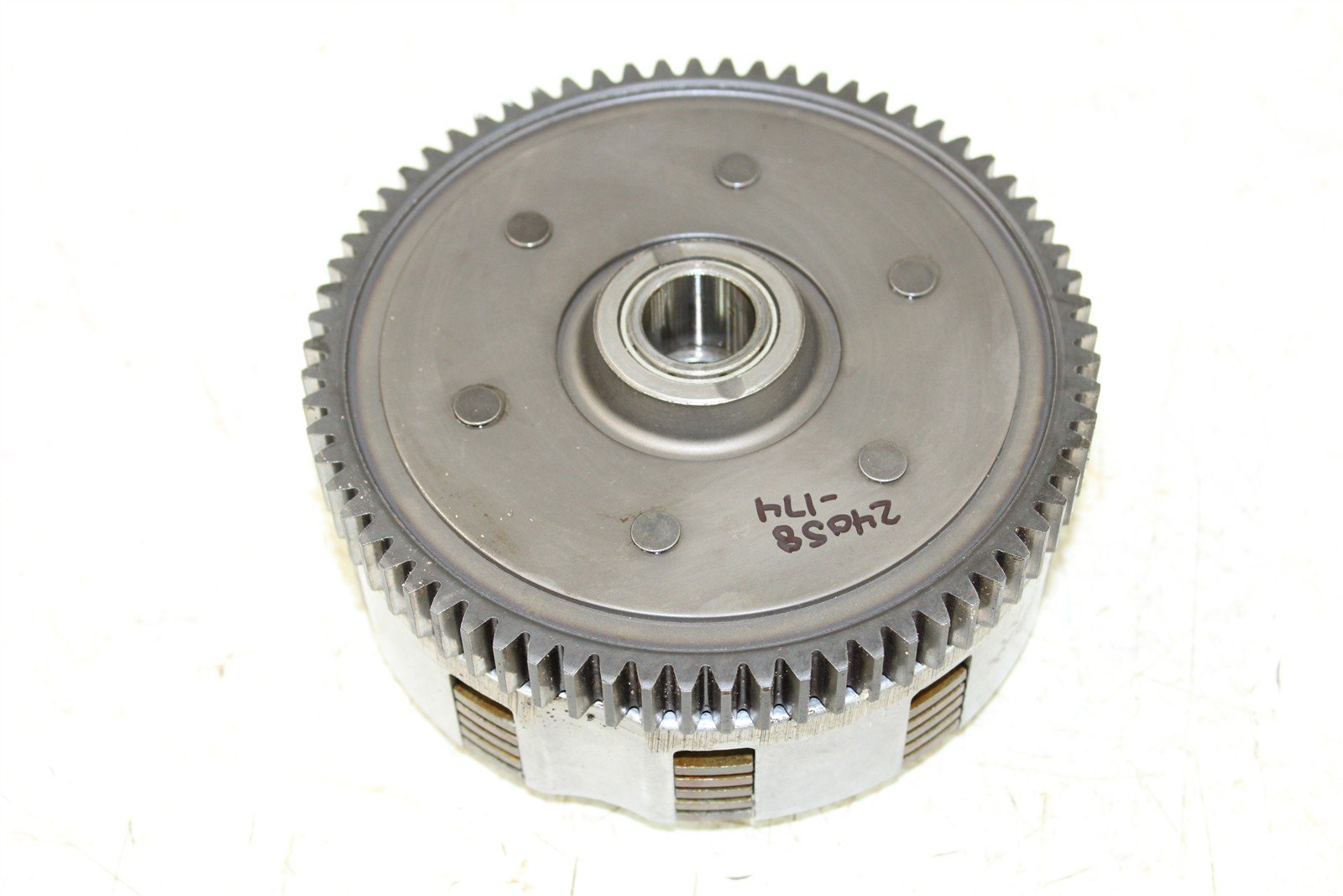 1998 Kawasaki Bayou 220 Clutch Basket Inner Hub Pressure Plate 24058