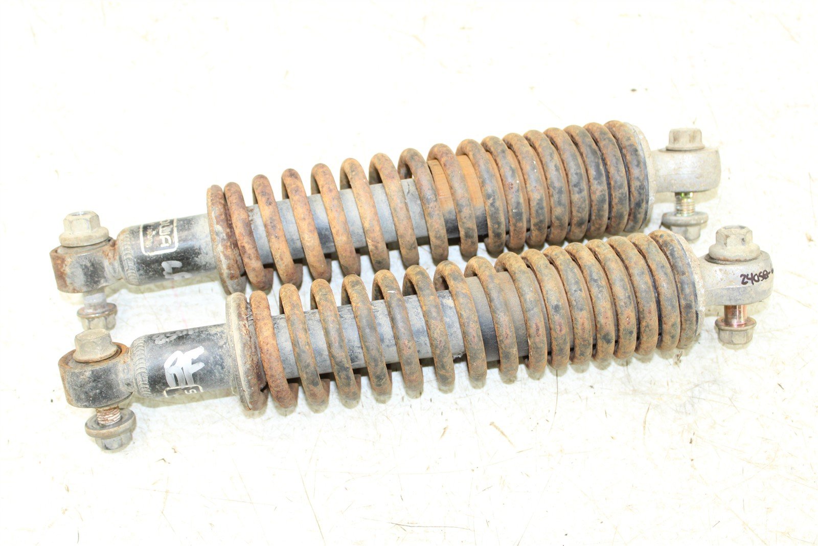 1998 Kawasaki Bayou 220 Front Shocks Spring Absorber Left Right 24058