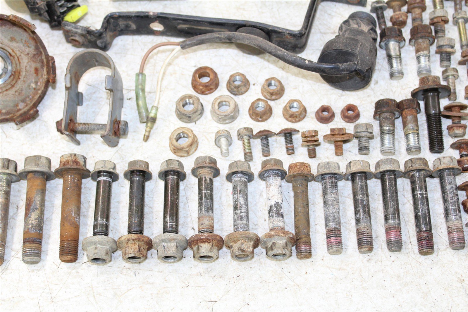 1998 Kawasaki Bayou 220 Chassis Bolt Kit Hardware Bracket Mount Wire 24058