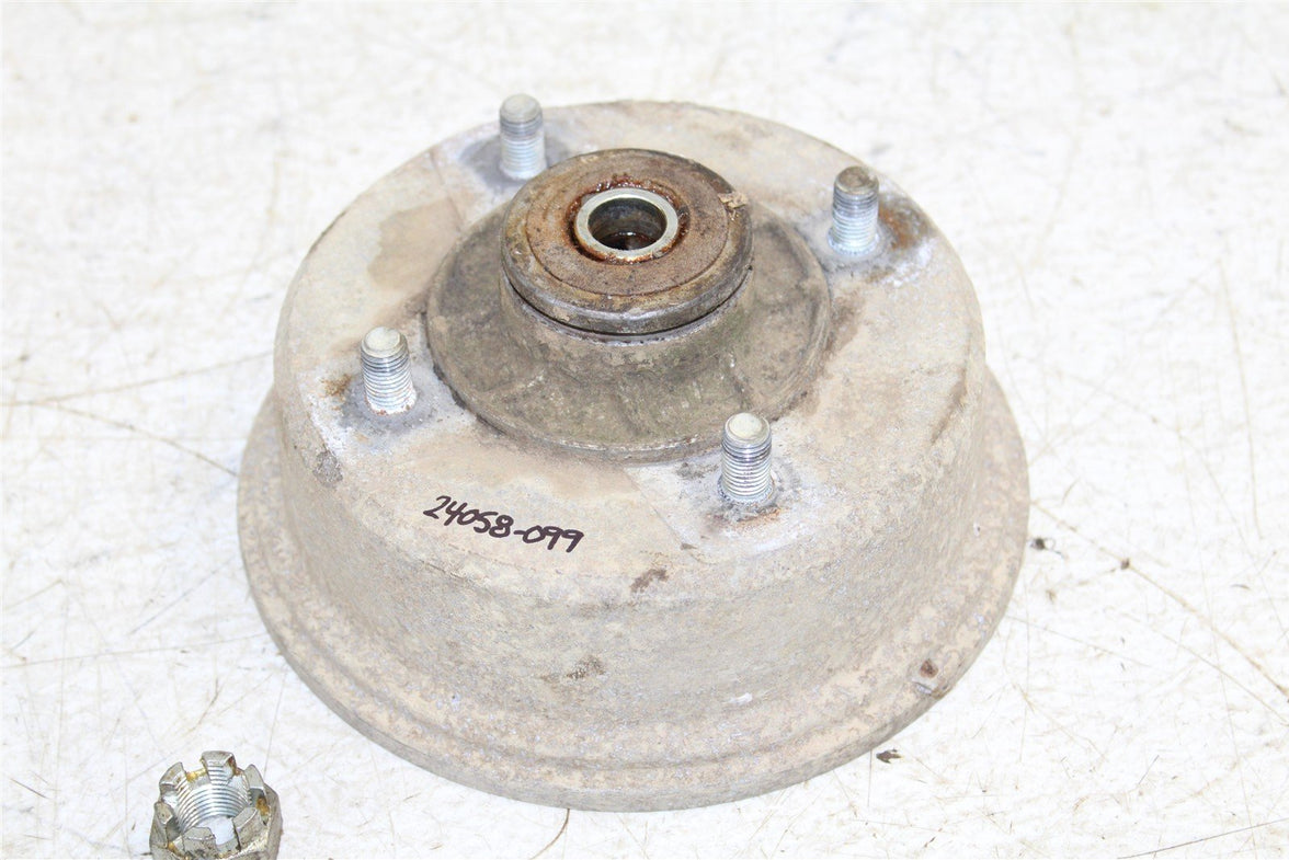 1998 Kawasaki Bayou 220 Front Right Brake Drum Backing Plate Panel Hub 24058