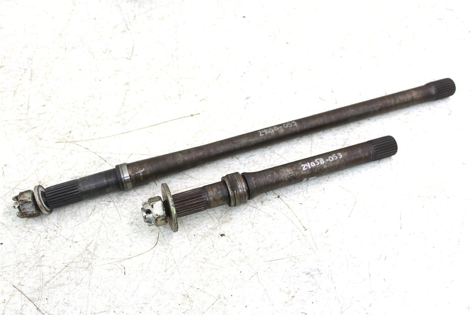 1998 Kawasaki Bayou 220 Rear Drive Axles Left Right 24058