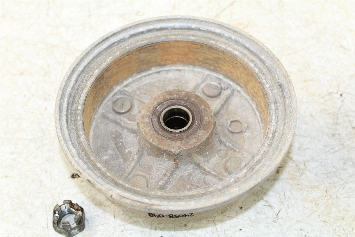 1998 Kawasaki Bayou 220 Front Left Brake Drum Backing Plate Panel Hub 24058