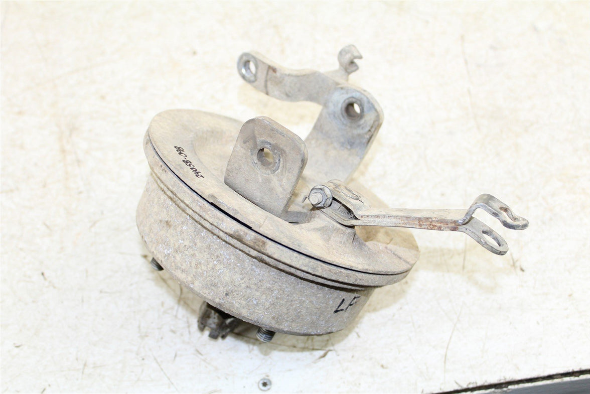 1998 Kawasaki Bayou 220 Front Left Brake Drum Backing Plate Panel Hub 24058