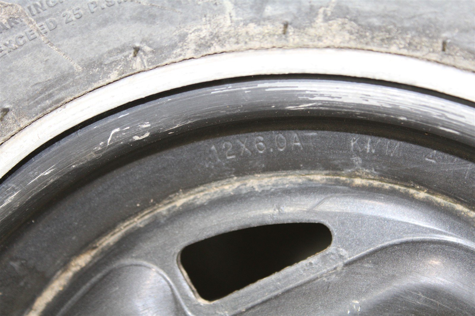 2005 Kawasaki Brute Force 750 4x4 Front Wheel Set Rims 24059