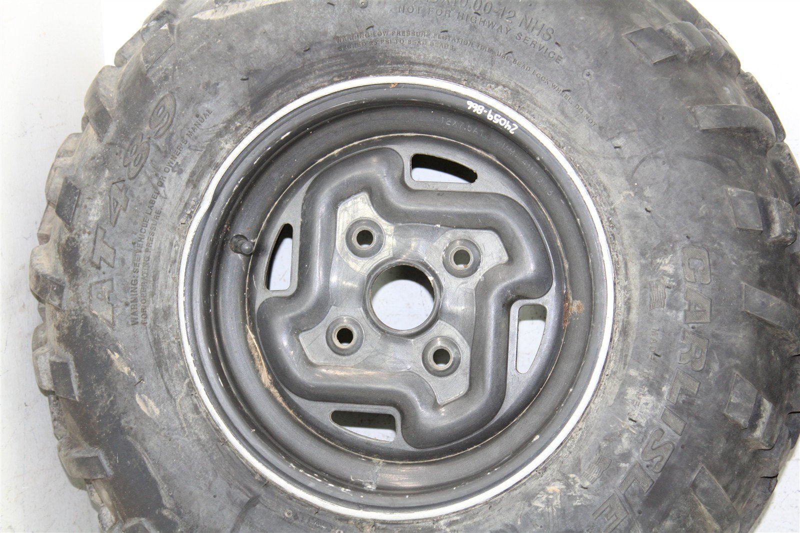 2005 Kawasaki Brute Force 750 4x4 Rear Wheel Set Rims 24059