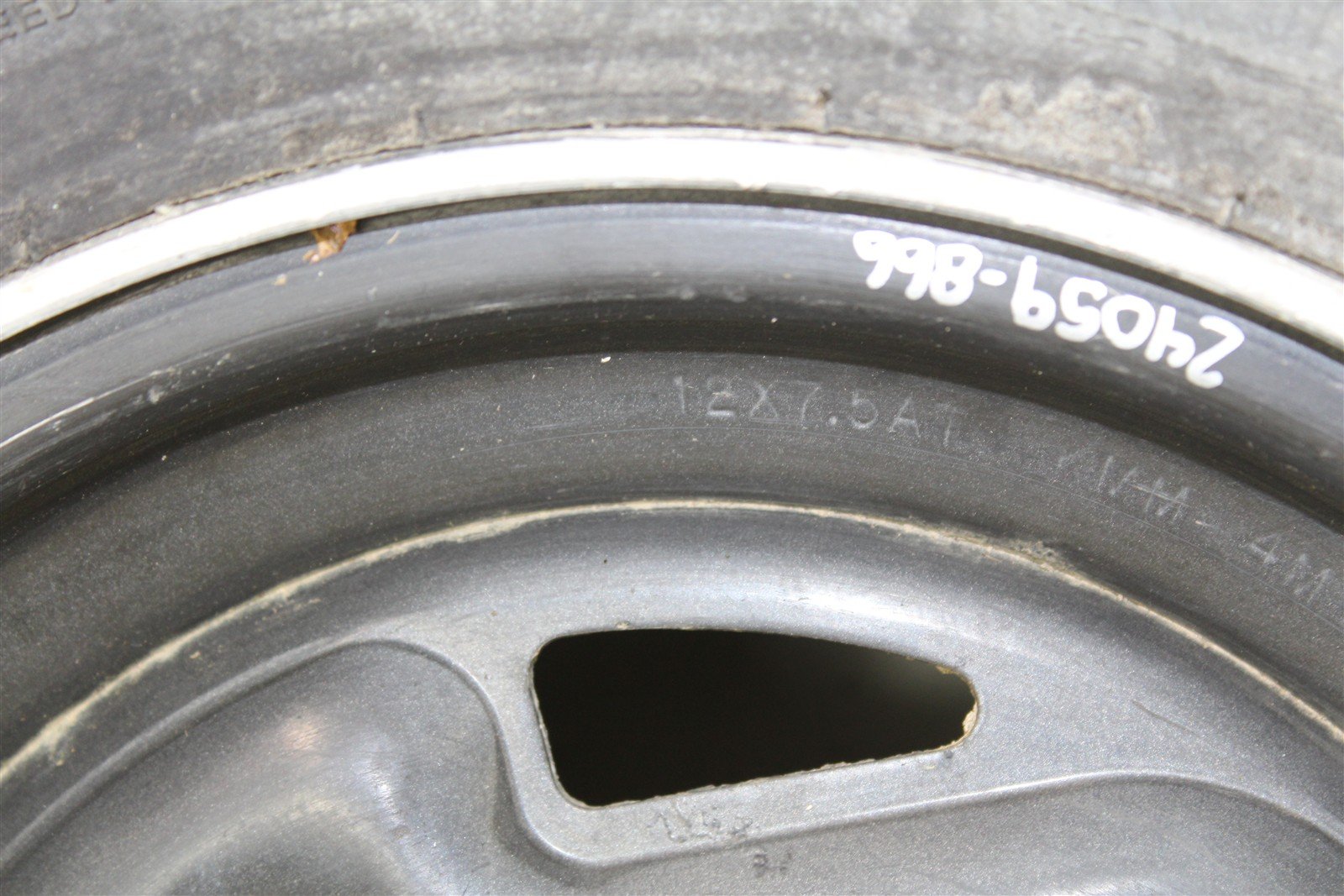 2005 Kawasaki Brute Force 750 4x4 Rear Wheel Set Rims 24059
