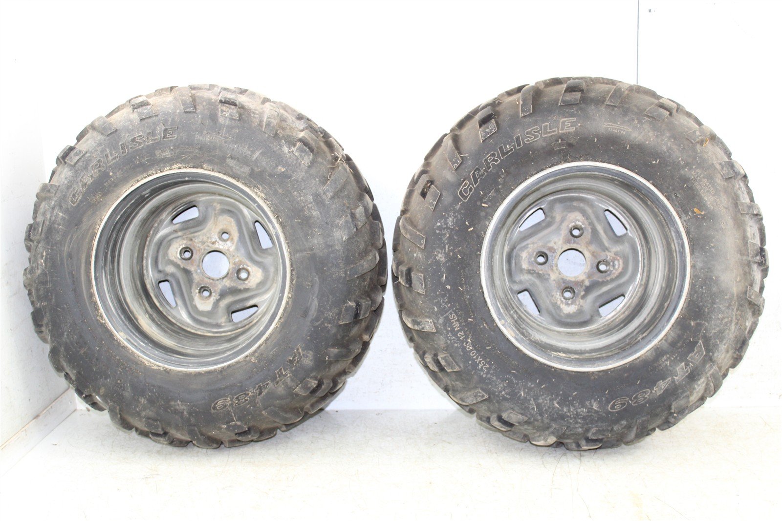 2005 Kawasaki Brute Force 750 4x4 Rear Wheel Set Rims 24059