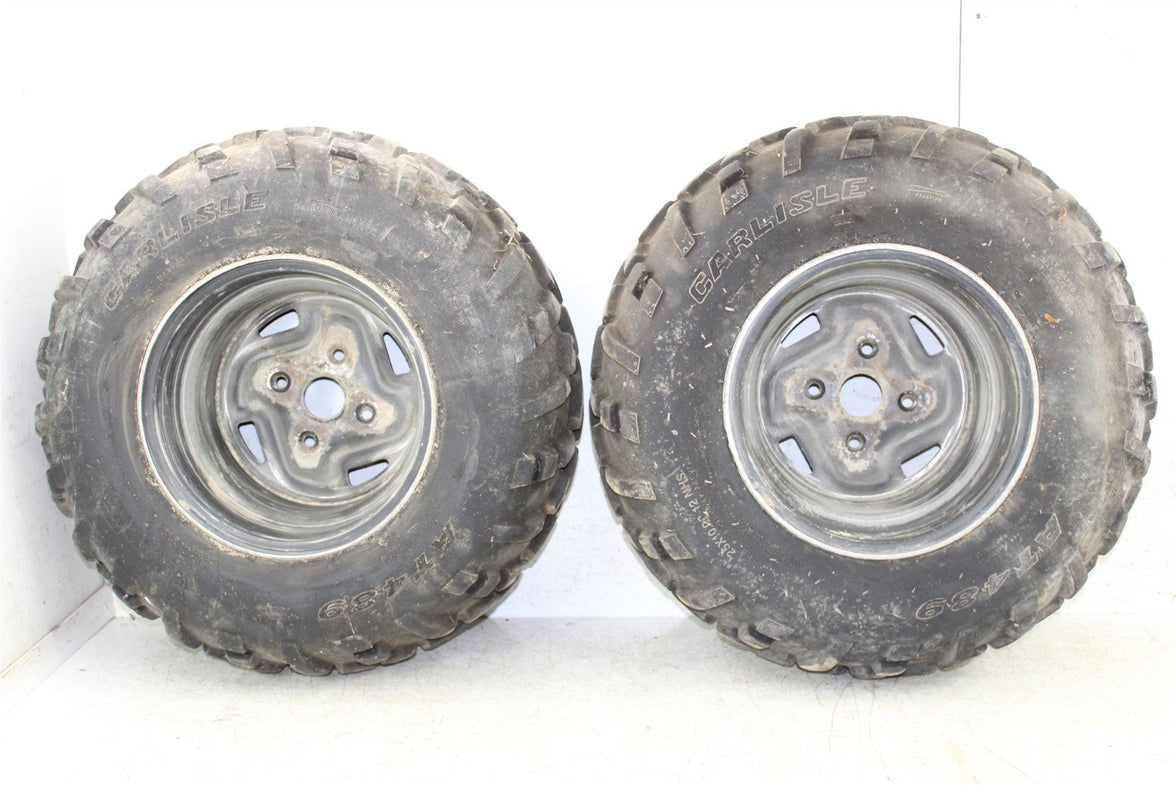 2005 Kawasaki Brute Force 750 4x4 Rear Wheel Set Rims 24059