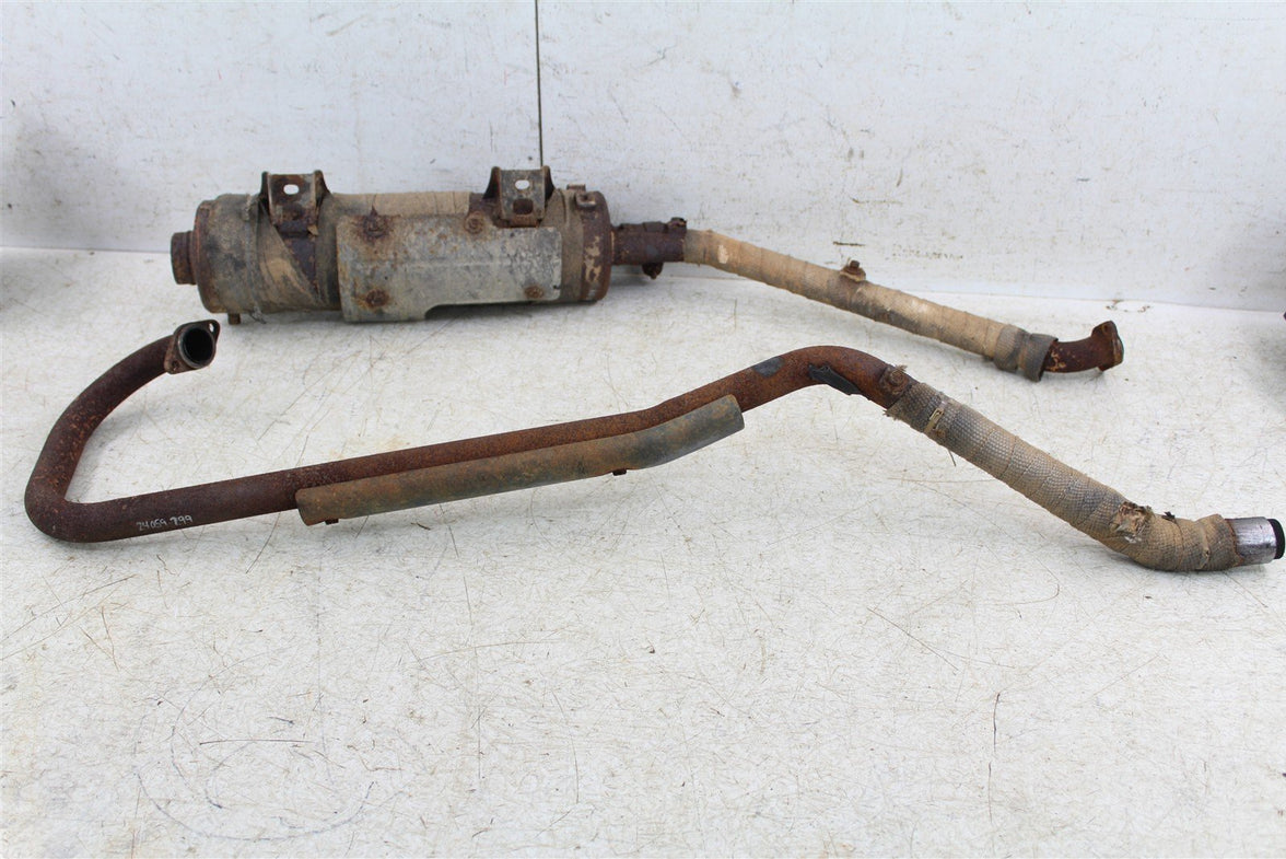 2005 Kawasaki Brute Force 750 4x4 Exhaust Head Pipe Silencer Muffler 24059