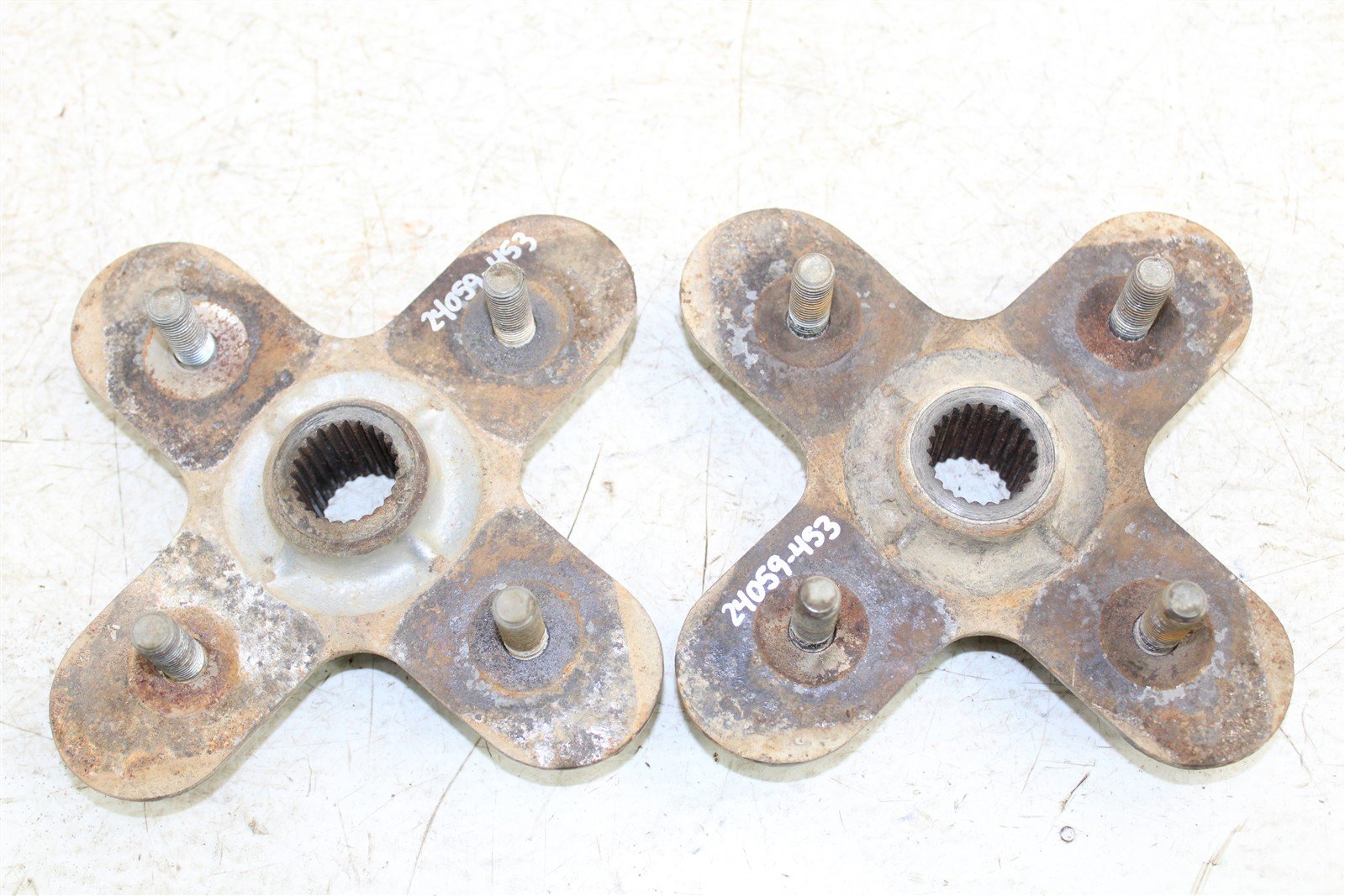2005 Kawasaki Brute Force 750 4x4 Rear Hubs Wheel Mounts 24059