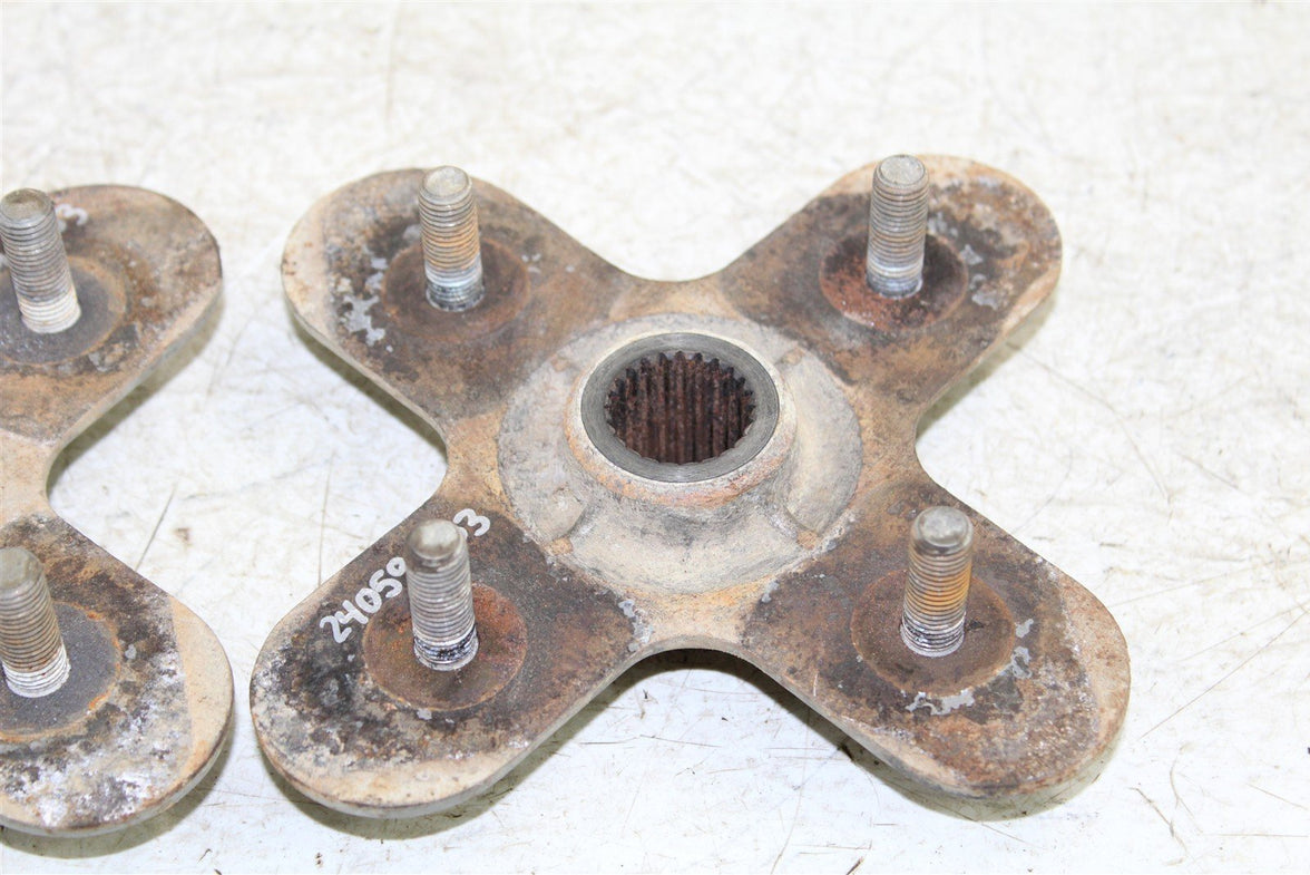 2005 Kawasaki Brute Force 750 4x4 Rear Hubs Wheel Mounts 24059