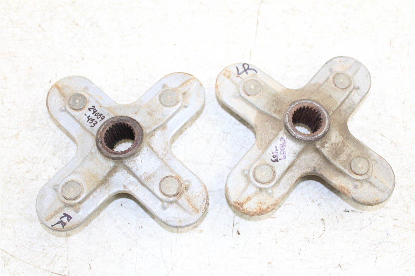 2005 Kawasaki Brute Force 750 4x4 Rear Hubs Wheel Mounts 24059