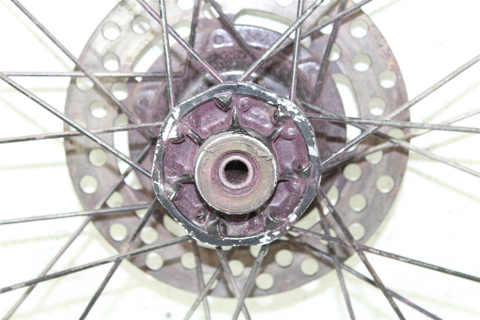 2000 Kawasaki KX 80 Front Wheel Rim Hub w/ Brake Rotor 27038