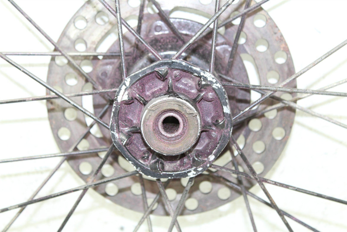 2000 Kawasaki KX 80 Front Wheel Rim Hub w/ Brake Rotor 27038