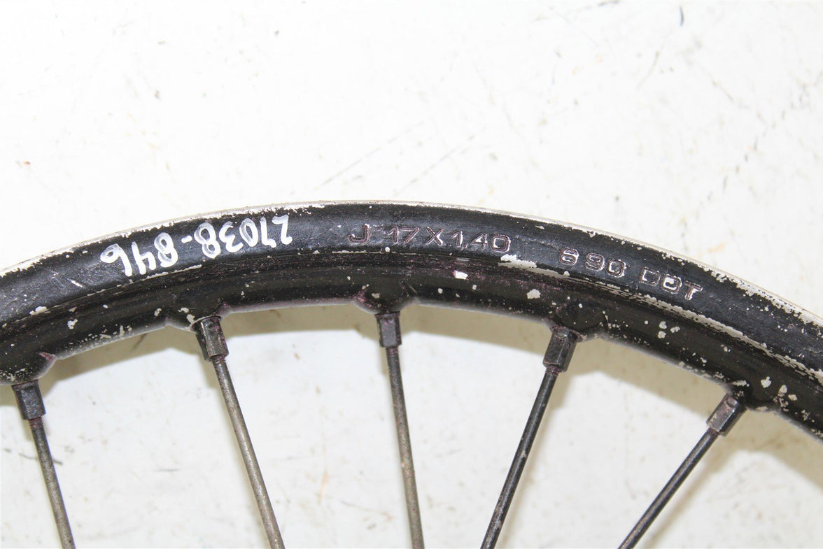 2000 Kawasaki KX 80 Front Wheel Rim Hub w/ Brake Rotor 27038