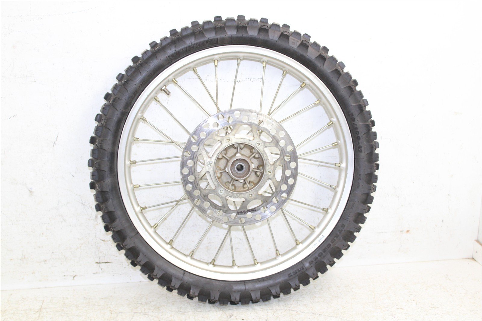 2000 Kawasaki KX 80 Front Wheel Rim Hub w/ Brake Rotor 27038