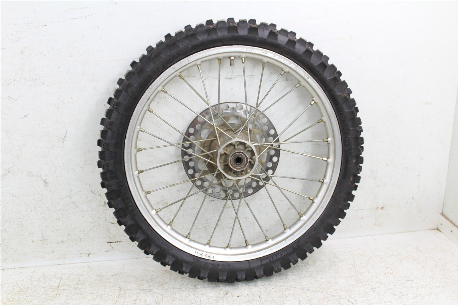 2000 Kawasaki KX 80 Front Wheel Rim Hub w/ Brake Rotor 27038