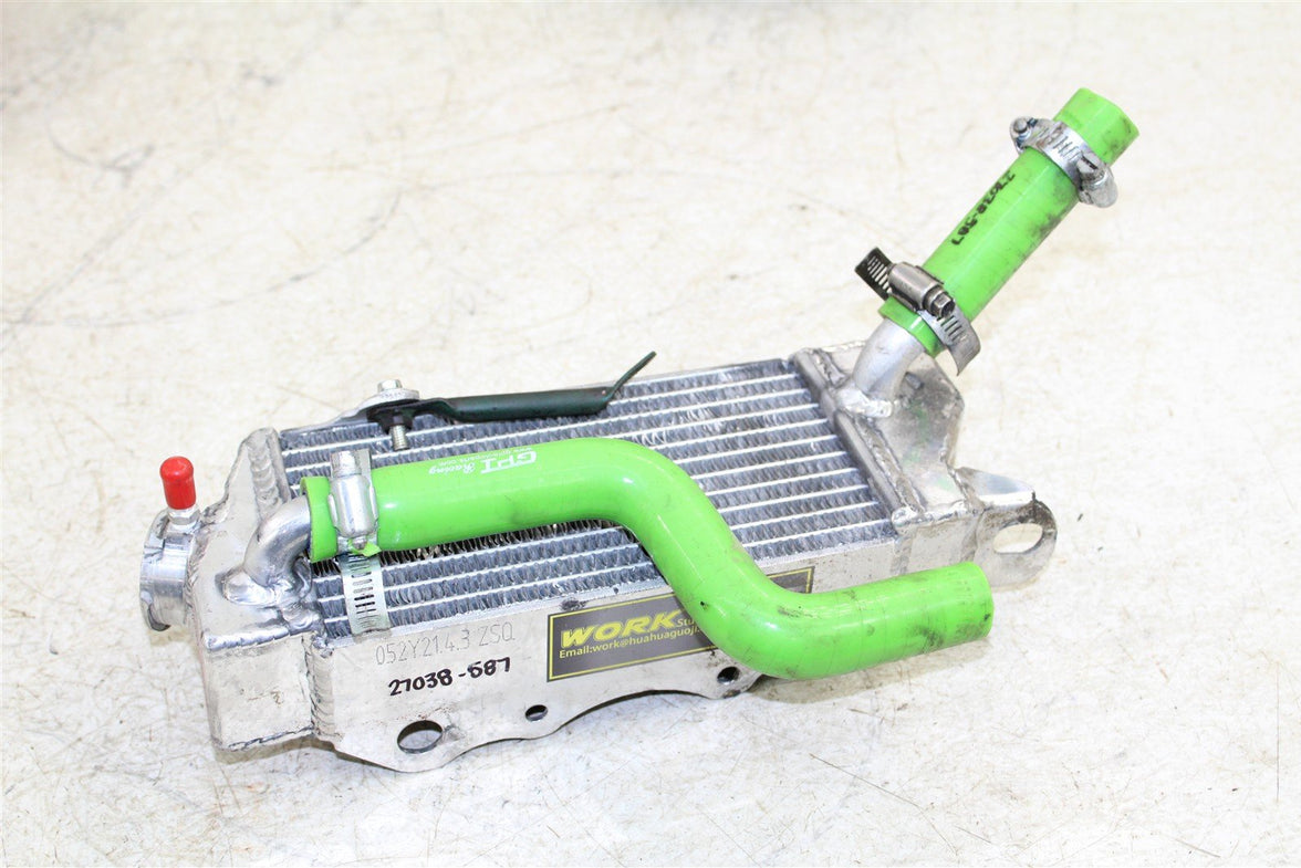 2000 Kawasaki KX 80 Oversized Right Side Radiator w/ Hoses 27038
