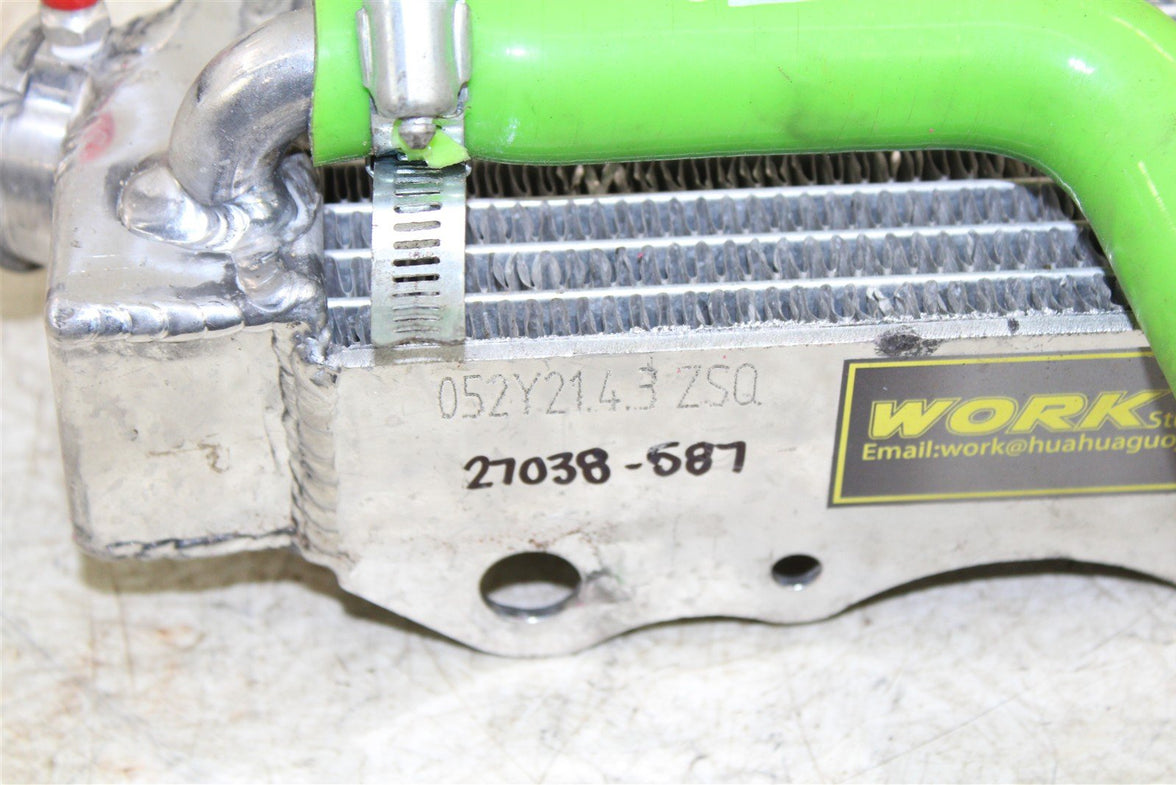 2000 Kawasaki KX 80 Oversized Right Side Radiator w/ Hoses 27038