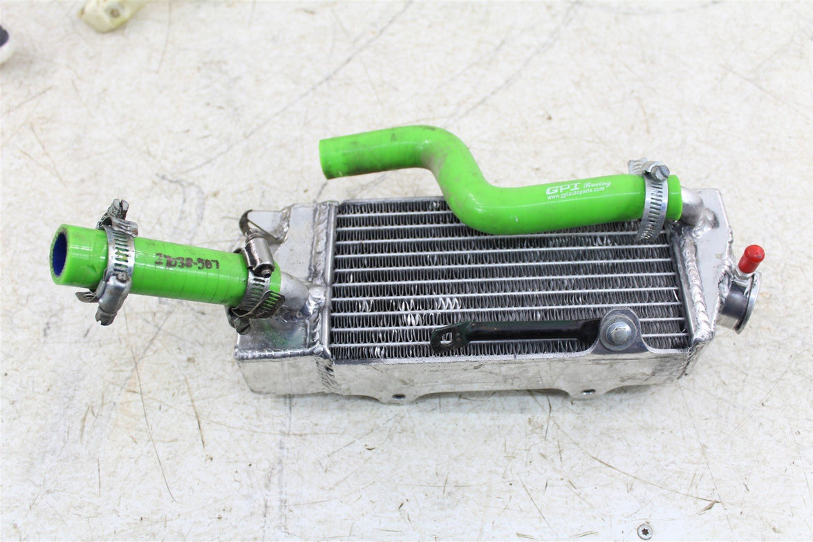 2000 Kawasaki KX 80 Oversized Right Side Radiator w/ Hoses 27038