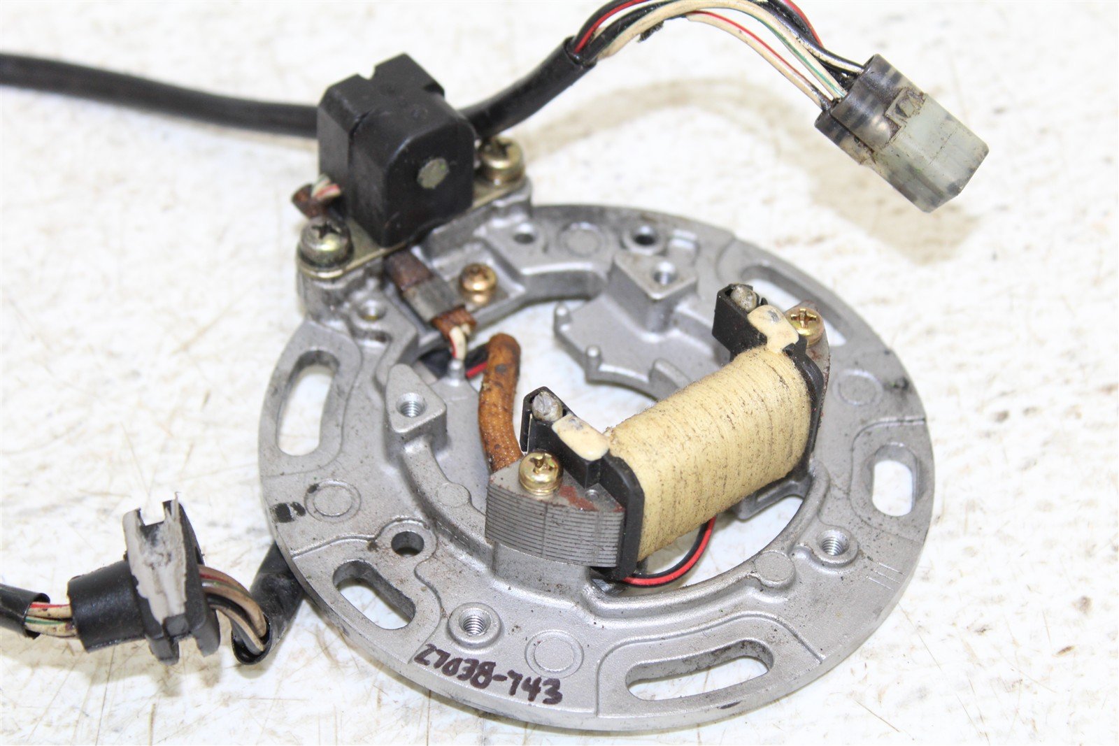 2000 Kawasaki KX 80 Stator Plate Magneto Coil 27038
