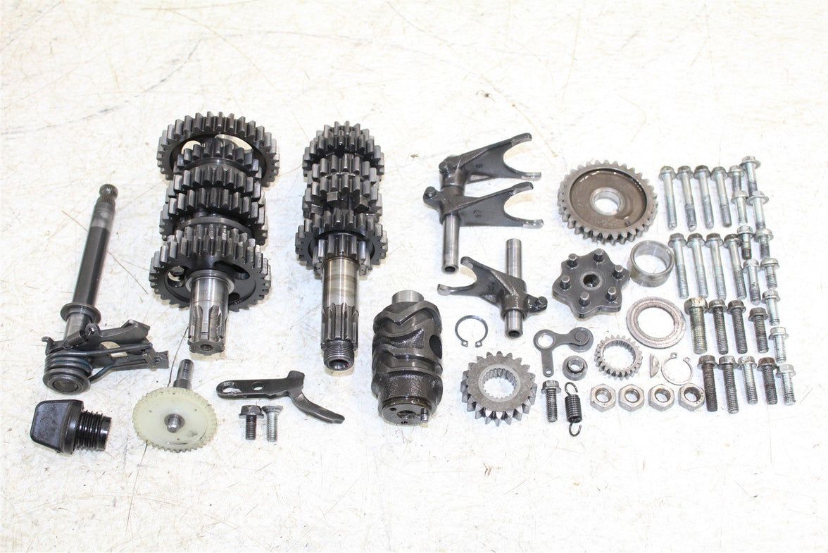 2000 Kawasaki KX 80 Transmission Gears Shaft Shift Drum 27038