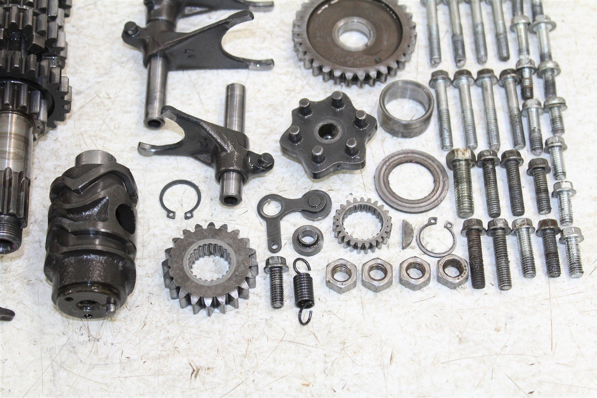 2000 Kawasaki KX 80 Transmission Gears Shaft Shift Drum 27038