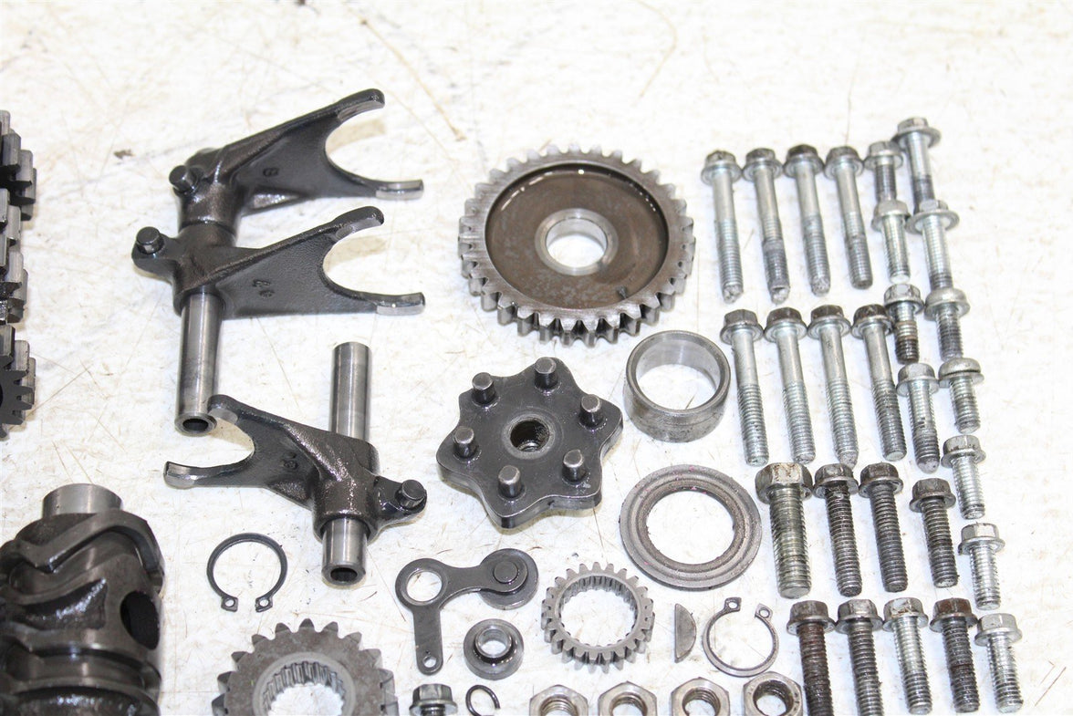 2000 Kawasaki KX 80 Transmission Gears Shaft Shift Drum 27038