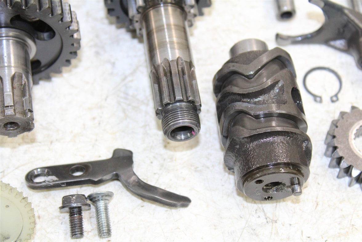 2000 Kawasaki KX 80 Transmission Gears Shaft Shift Drum 27038