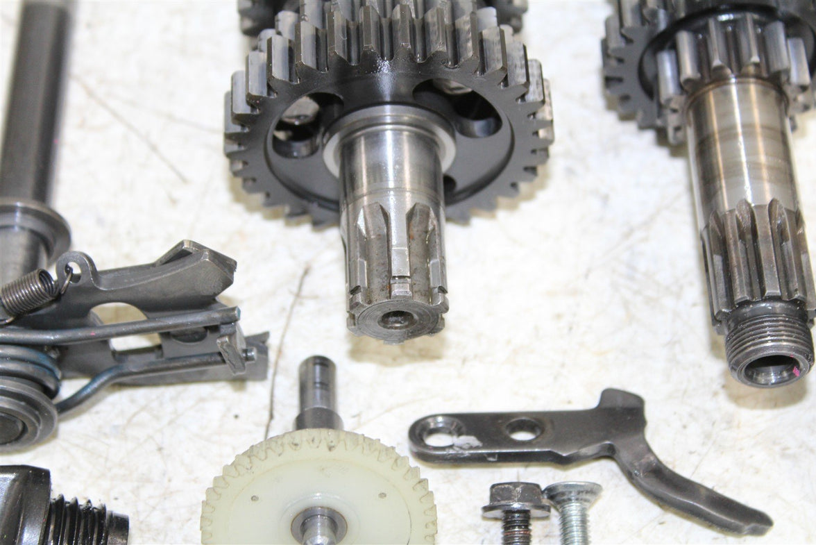 2000 Kawasaki KX 80 Transmission Gears Shaft Shift Drum 27038