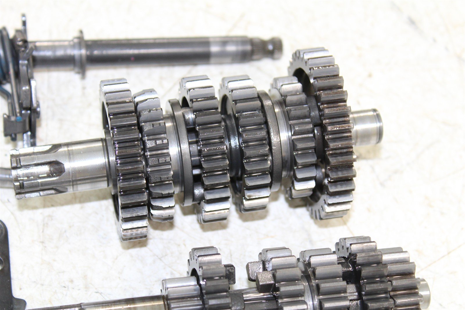 2000 Kawasaki KX 80 Transmission Gears Shaft Shift Drum 27038