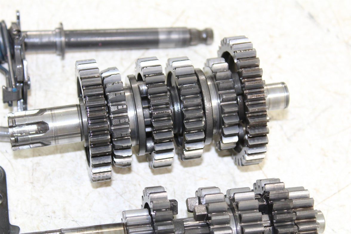 2000 Kawasaki KX 80 Transmission Gears Shaft Shift Drum 27038