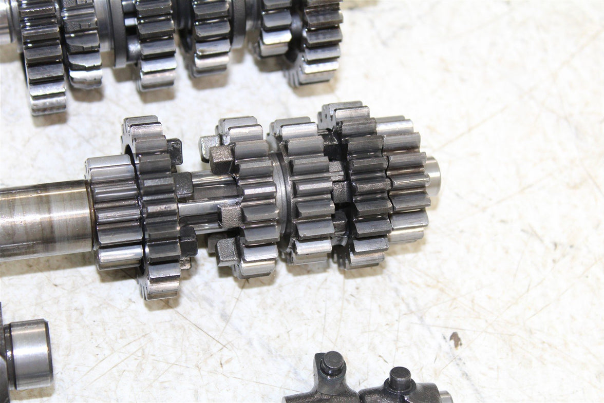 2000 Kawasaki KX 80 Transmission Gears Shaft Shift Drum 27038