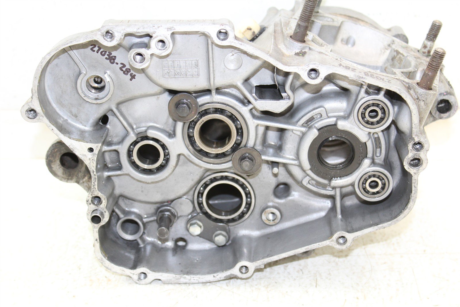 2000 Kawasaki KX 80 Engine Cases Crankcase Motor Left Right 27038