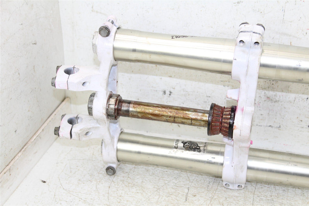 2000 Kawasaki KX 80 Fork Tubes Front Suspension Triple Clamps 27038
