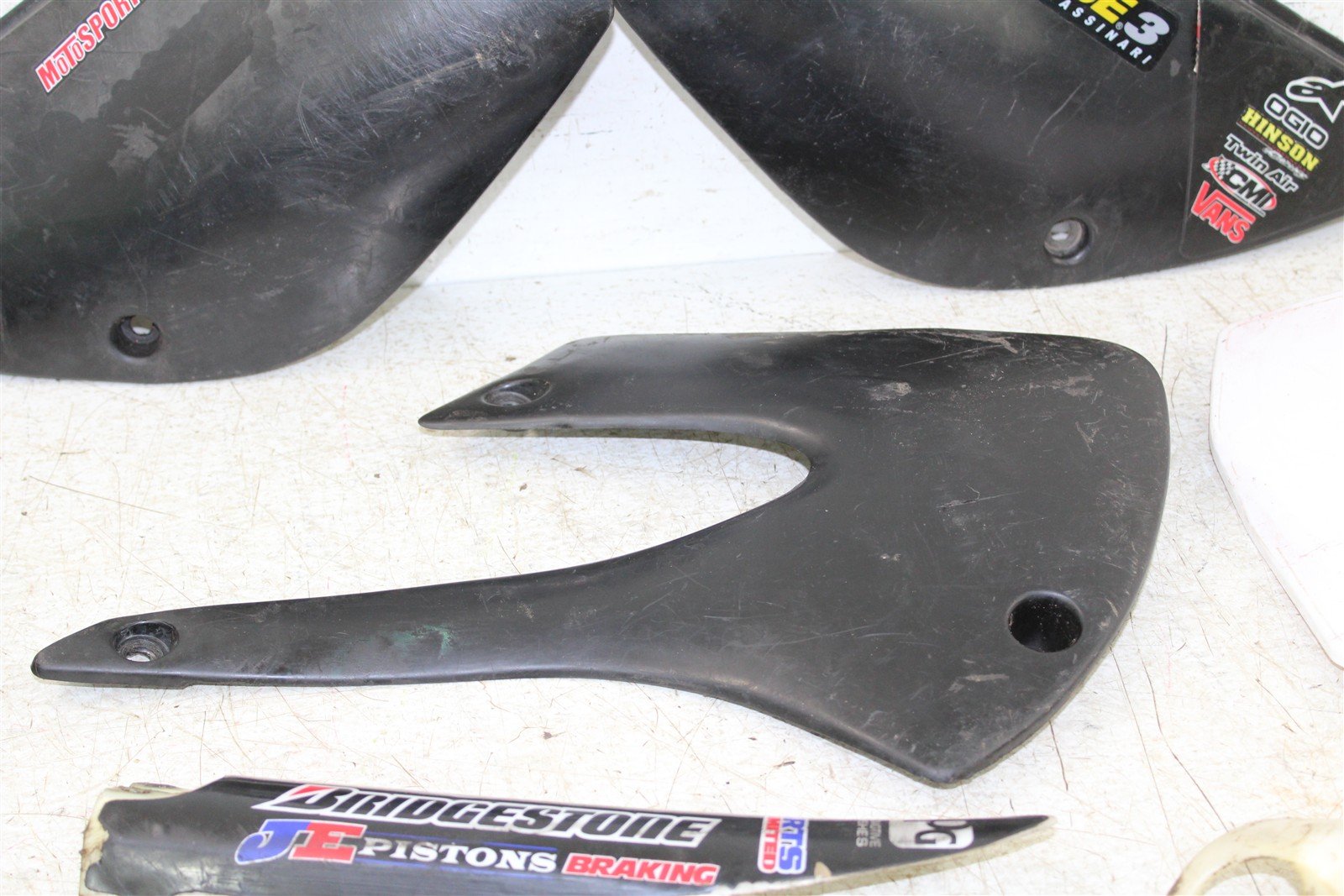 2000 Kawasaki KX 80 Fender Set Rear Front Number Plates 27038
