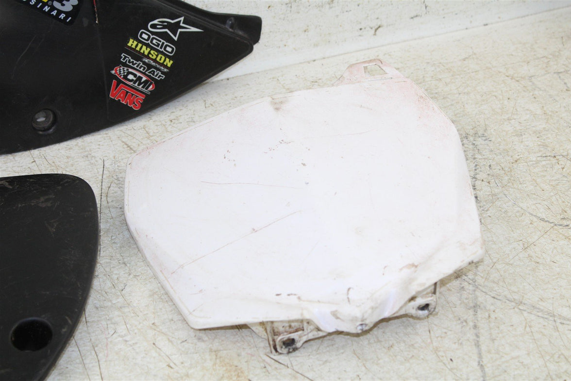 2000 Kawasaki KX 80 Fender Set Rear Front Number Plates 27038